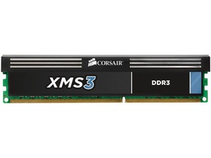 Память DDR3 DIMM 4Gb, 1600MHz, CL11, 1.65V Corsair XMS3 (CMX4GX3M1A1600C11)