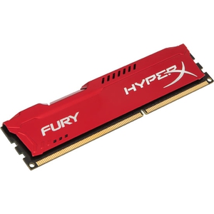 Оперативная память Kingston HyperX Fury Red Series DDR3 DIMM 1600MHz PC3-12800 CL10 - 4Gb HX316C10FR/4
