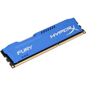 Оперативная память Kingston DDR3 4Gb HyperX Fury Blue Series DIMM 1333MHz PC3-10600 CL9 - 4Gb HX313C9F/4
