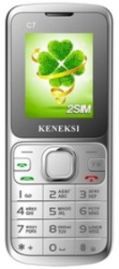 Сотовый телефон Keneksi C7 серебристый