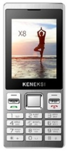 Сотовый телефон Keneksi X8 серебристый
