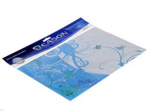 Виниловая наклейка светлосиняя аэрография