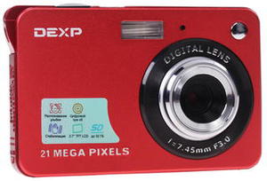 Компактная камера DEXP DC5100 красный