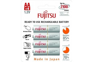 Аккумулятор Fujitsu HR-3UTCEX(4B) АА, 1900 мАч, 4 шт (в блистере)
