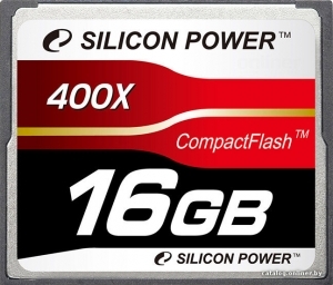 Карта памяти Compact Flash 16GB 400x Silicon Power