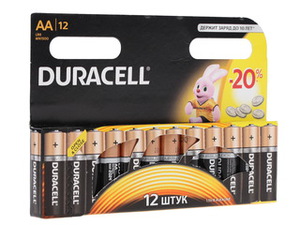 Батарейка AA Duracell Basic LR6 12шт