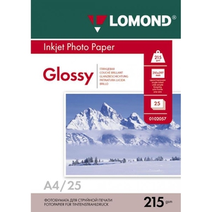 Фотобумага Lomond Paper A4/215/25л (0102080)
