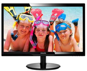 24" Монитор Philips 246V5LSB черный