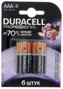 Батарейка AAA Duracell Professional LR03 MN2400 6шт