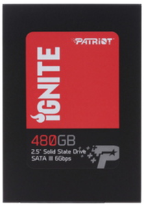480 Гб SSD-накопитель Patriot Ignite [PI480GS25SSDR]