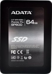 SSD диск 64Gb  A-Data SP600 [ASP600S3-64GM-C]