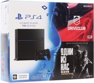 Игровая приставка PlayStation 4 + The Last of Us. Remastered, Drive Club