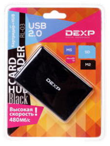 Карт-ридер Dexp RL-03 черный