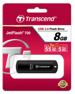 Память USB Flash Transcend JetFlash 700 8 Гб