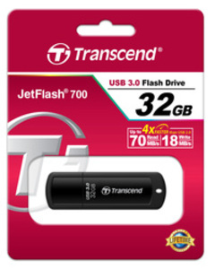 Память USB Flash 32Gb - Transcend FlashDrive JetFlash 700 TS32GJF700