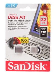 USB флешка 32Gb Sandisk Ultra Fit SDCZ43-032G-GAM46