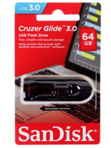 USB флешка 64Gb SanDisk Cruzer Glide SDCZ60-064G-B35