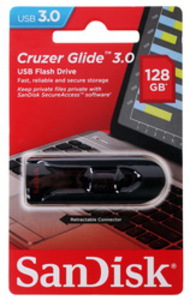 USB флешка 128Gb SanDisk Cruzer Glide SDCZ60-128G-B35