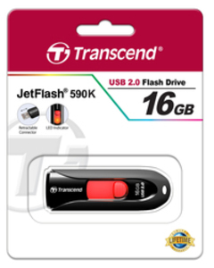 Память USB Flash Transcend 16Gb JetFlash 590 TS16GJF590K Black