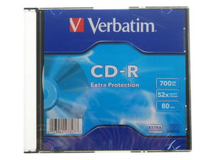 CD-диск Verbatim CD-R 700Mb 52x 1шт