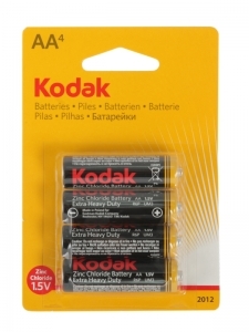 Элемент питания (батарейка) Kodak R6-4BL Heavy Duty (блист.4/48/240шт)