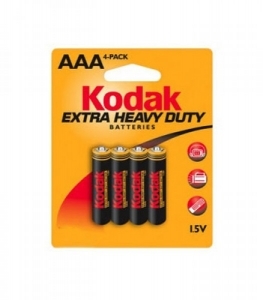Элемент питания (батарейка) Kodak R03-4S EXTRA HEAVY DUTY [K3AHZ 4S]