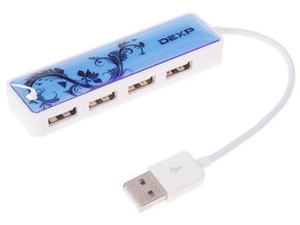 USB-разветвитель DEXP BT4-07