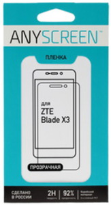 5"  Пленка защитная для смартфона ZTE Blade X3