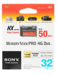 Карта памяти Memory Stick PRO-HG Duo 32Gb Sony Class MS-HX32A//K