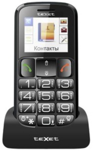 Сотовый телефон Texet TM-B116 черный