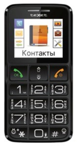 Сотовый телефон Texet TM-B112 черный
