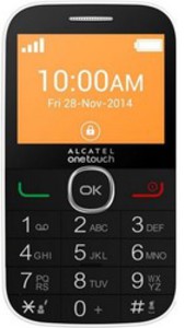 Сотовый телефон Alcatel OT-2004C белый