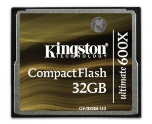 Карта памяти Compact Flash 32Gb - Kingston - Compact Flash Ultimate 600x CF/32GB-U3 (Оригинальная!)