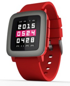 Смарт-часы Pebble Time красный