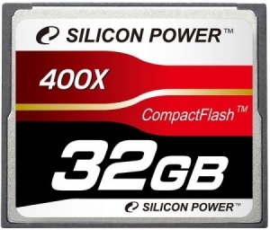 Карта памяти Compact Flash 32GB 400x Silicon Power