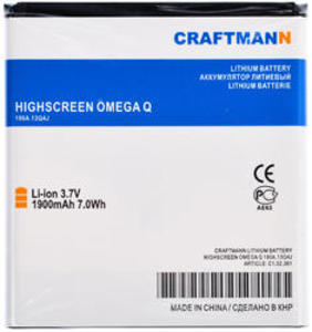 Аккумулятор CRAFTMANN для Highscreen Omega
