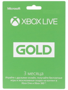 Карта оплаты Xbox LIVE 3 мес