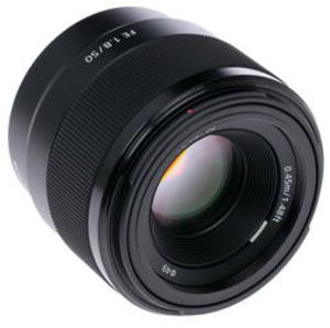 Объектив Sony FE 50mm F1.8 (SEL-50F18F) черный