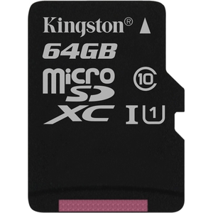 Карта памяти Kingston SDC10G2/64GBSP microSDXC 64 Гб