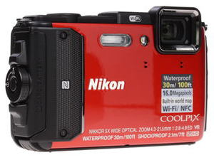 Цифровой фотоаппарат NIKON Coolpix AW130 оранжевый
