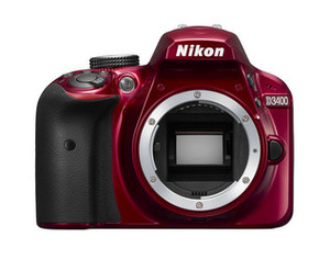 Цифровой фотоаппарат Nikon D3400 Kit 18-55mm VR AF-P красный