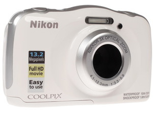 Цифровой фотоаппарат Nikon Coolpix W100 белый