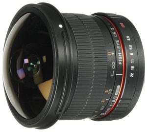 Объектив Samyang Canon EF 8mm F3.5 AS IF UMC Fish-eye CS II (Б.У.)