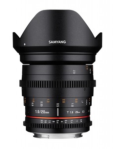 Объектив Samyang MF 20mm T1.9 ED AS UMC VDSLR Nikon F