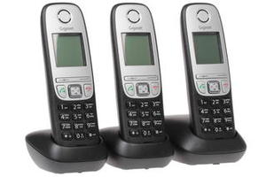 Телефон беспроводной (DECT) Gigaset A415 Trio Black