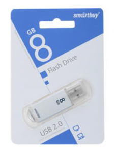 USB 8Gb - Smartbuy V-Cut Silver SB8GBVC-S