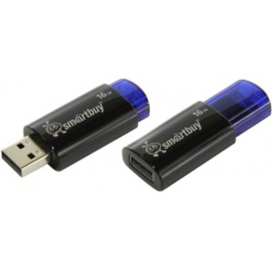 USB 16Gb - SmartBuy Click Blue SB16GBCL-B