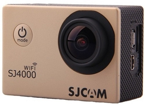Экшн видеокамера SJCAM SJ4000 Wi-Fi золотой