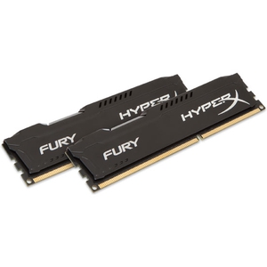 Kingston HyperX Fury Black Series DDR3 DIMM 1866MHz PC3-15000 CL10 - 8Gb KIT (2x4Gb) HX318C10FBK2/8