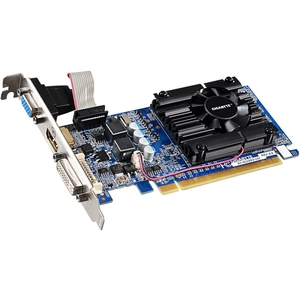 GigaByte GeForce GT 210 590Mhz PCI E 2.0 1024Mb 1200Mhz 64 bit DVI HDMI HDCP GV N210D3 1GI a a o o a